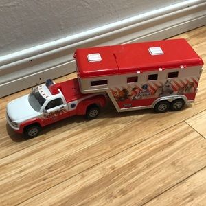 Breyer Animal Rescue Pickup Truck with Trailer
